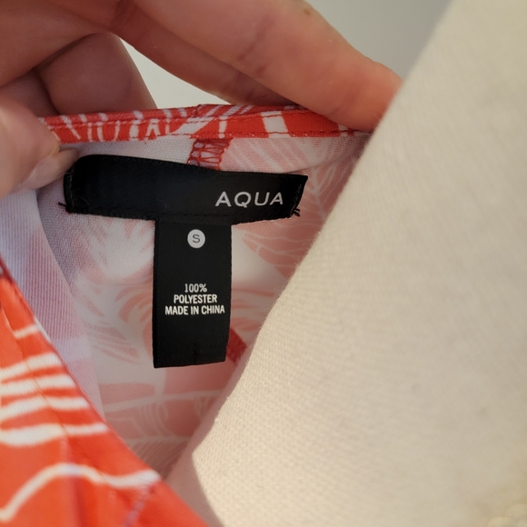 ❤️AQUA CORAL WRAP MINI DRESS - Picture 5 of 5